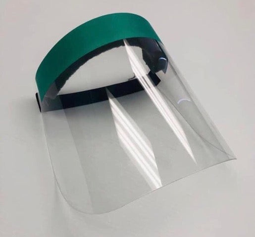 Anti-Fog Face Shield with Foam Headband (Green)
