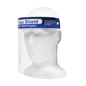 Anti-Fog Face Shield with Foam Headband (Blue)