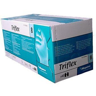 Triflex Latex Sterile Procedure Gloves Size 6