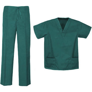 V-Neck Unisex Tops and Bottoms (Scrub Suits)